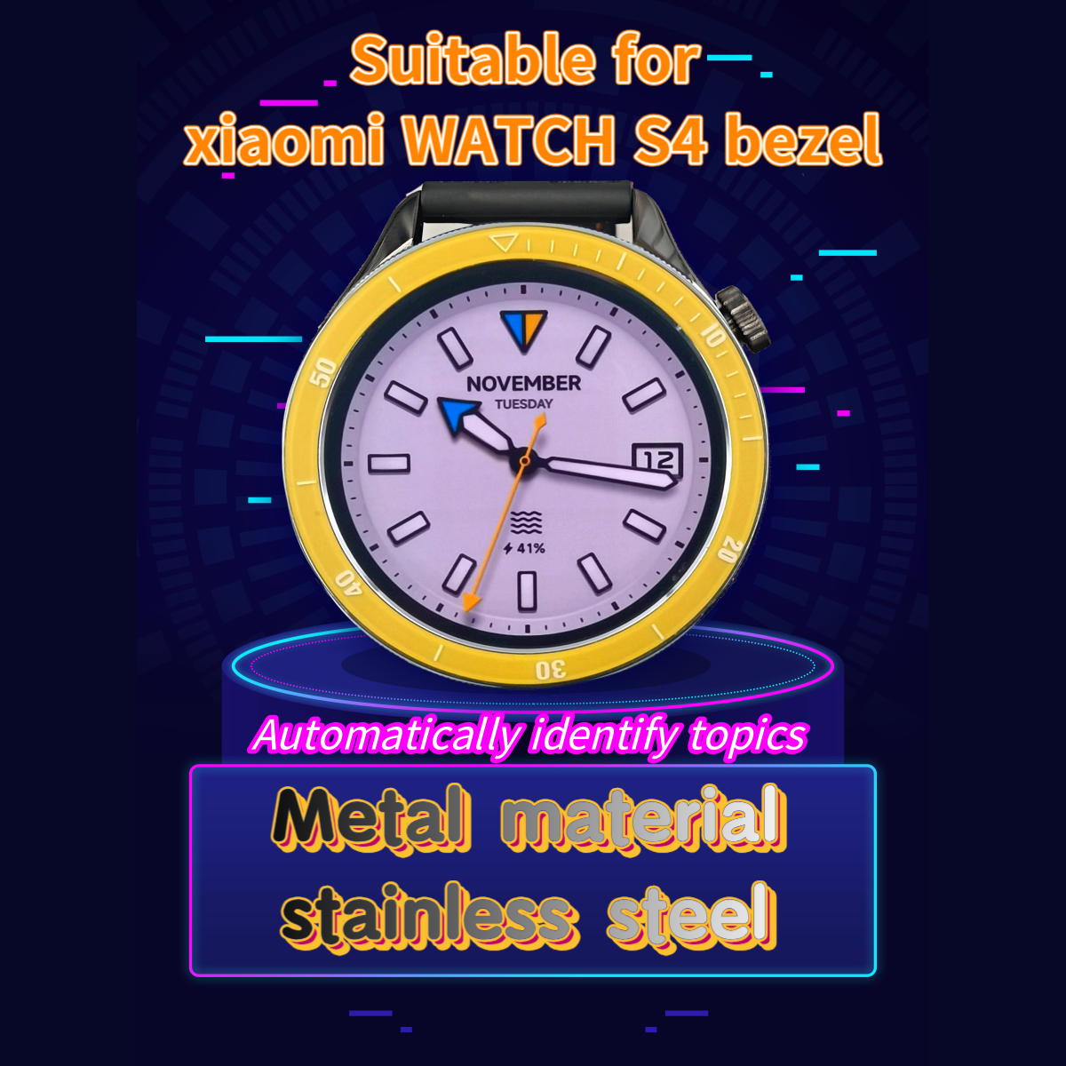 Suitable For Watch S4 Bezel Or - Xiaomi Smartwatch S3 Accessories 리뷰 및 가격