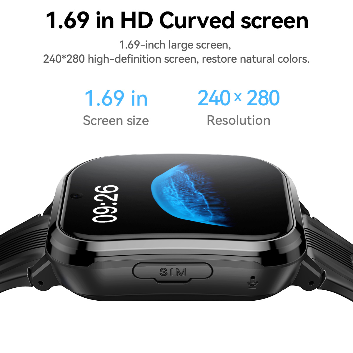HOCO Y108 1.69inch HD LCD Curv - Smartwatch Id 리뷰 및 가격
