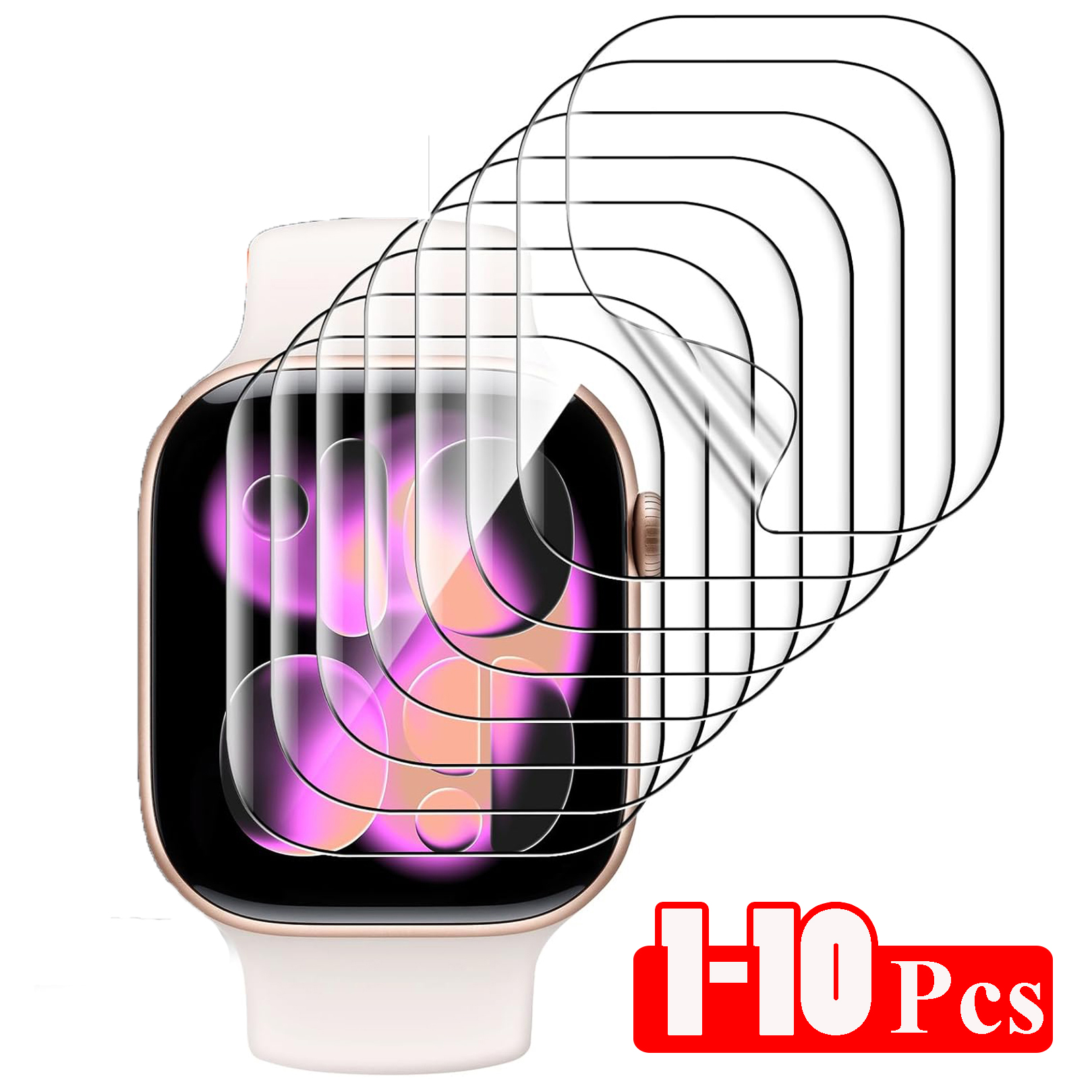 1-10PCS Hydrogel Film for Appl - Watch Case Bumper 리뷰 및 가격