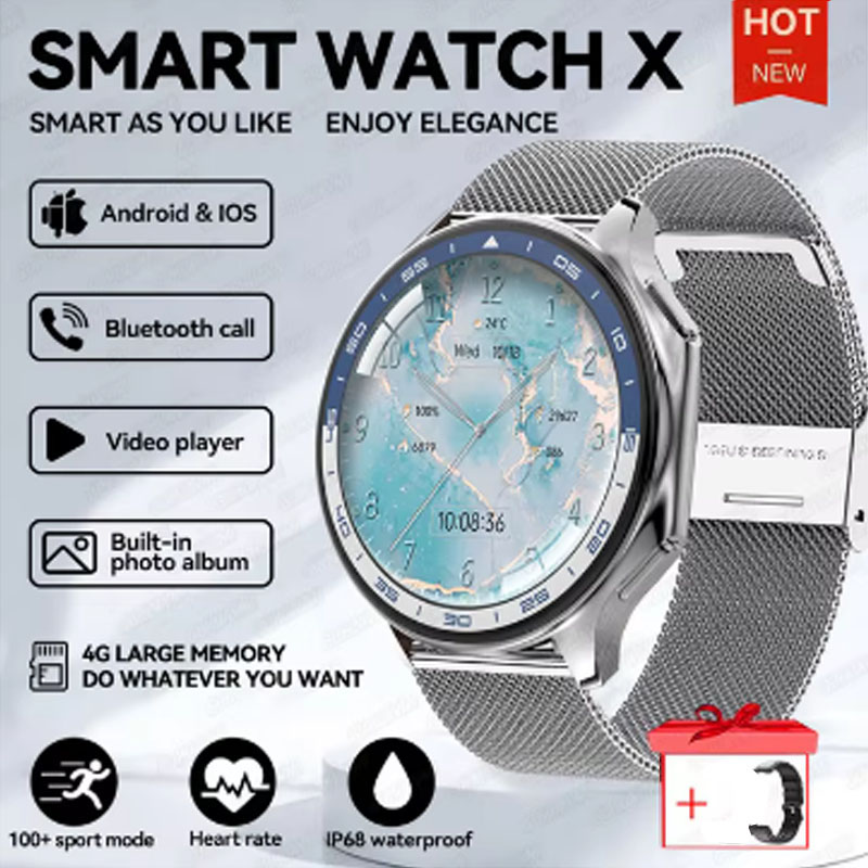 1.43 inch Big Screen Men Women - Smartwatch X12 리뷰 및 가격