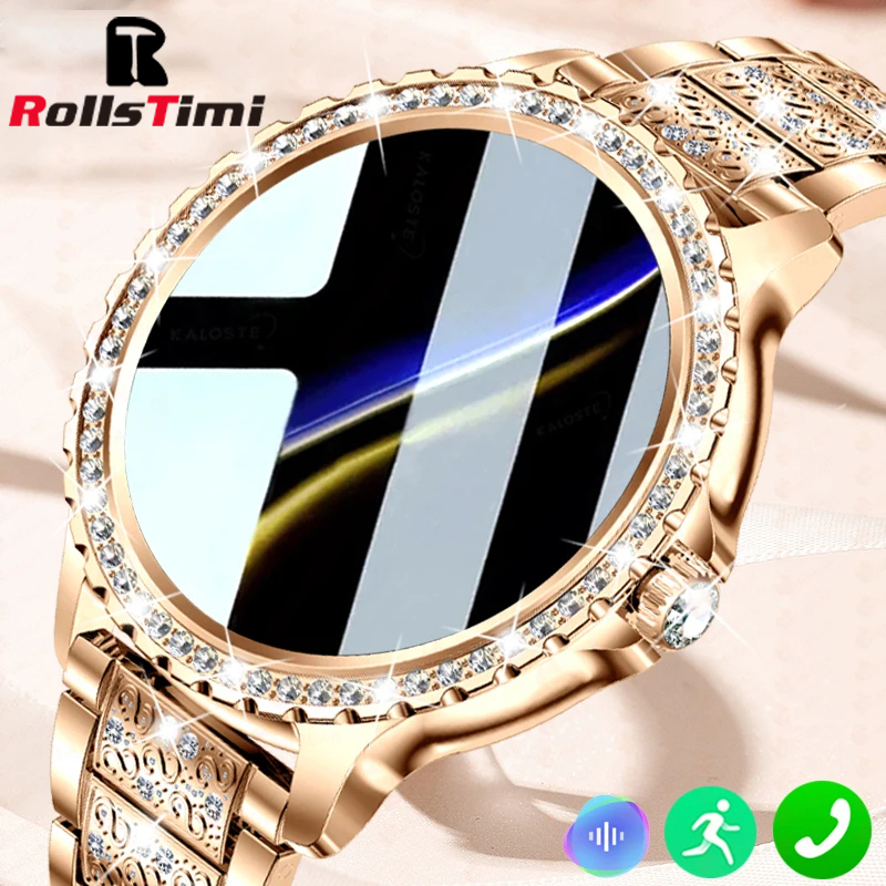 Fashion Luxury Gold Women Smar - Smartwatch Face 리뷰 및 가격